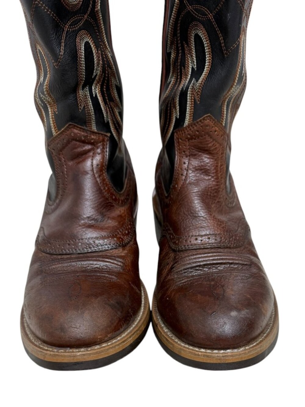 Ariat Heritage Stockyard Leather Western Cowboy Boot men's 11 D - Picture 3 of 16